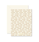Repeating Thank You Card